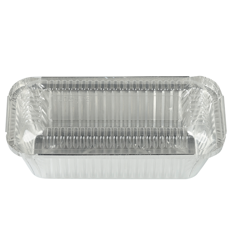 550ml dikdörtgen alüminyum folyo kabı IK200